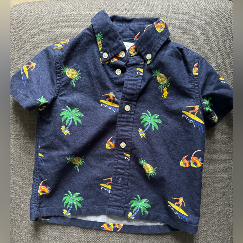 Ralph Lauren baby Hawaiian cabana shirt